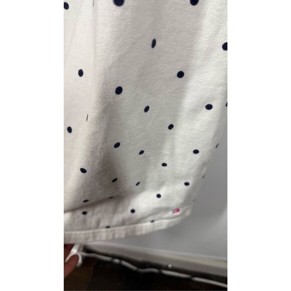 JOULES Great Britain White Floral & Polka Dot Dress Size 8 - Picture 5 of 9